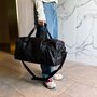 Дорожня текстильна сумка Confident Чорна