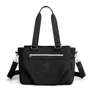 Жіноча текстильна містка сумка сумка Confident Чорна