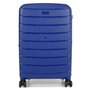 Средний чемодан Snowball 61303 на 69/83 из полипропилена Синий