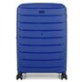 Велика валіза Snowball 61303 з поліпропілену на 107/121 л Синій