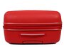 Большой чемодан Snowball 61303 из полипропилена на 107/121 л Красный
