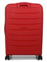 Большой чемодан Snowball 61303 из полипропилена на 107/121 л Красный