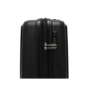 Средний чемодан Airtex 223 из полипропилена на 68 л с расширительной молнией Черный