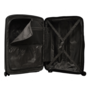 Средний чемодан Airtex 223 из полипропилена на 68 л с расширительной молнией Черный