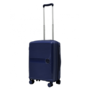 Малый чемодан Airtex 223 из полипропилена на 38 л с расширительной молнией Синий