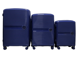 Набор чемоданов Airtex 223 из полипропилена Синий
