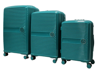 Набор чемоданов Airtex 223 из полипропилена Бирюзовый