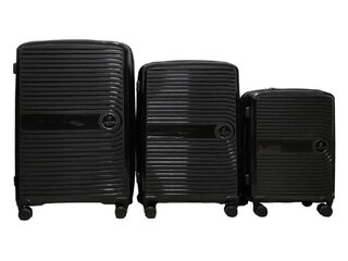 Набор чемоданов Airtex 223 из полипропилена Черный