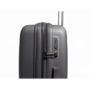 Большой чемодан Airtex 245 из полипропилена на 108 л + расширительная молния весом 3,8 кг Антрацит