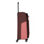 Велика тканинна валіза Travelite Viia на 91/103 л вагою 3,4 кг Рожевий