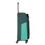 Велика тканинна валіза Travelite Viia на 91/103 л вагою 3,4 кг Зелений