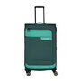 Большой тканевый чемодан Travelite Viia на 91/103 л весом 3,4 кг Зеленый