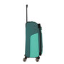 Средний тканевый чемодан Travelite Viia на 70/80 л весом 2,9 кг Зеленый