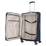 Большой тканевый чемодан Travelite Miigo на 90/96 л весом 3,5 кг Синий