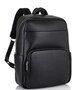 Чоловічий шкіряний рюкзак для ноутбука Tiding Bag Чорний