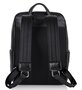 Чоловічий шкіряний рюкзак для ноутбука Tiding Bag Чорний