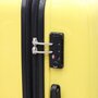 Большой чемодан Airtex 241 из полипропилена на 110/127 л весом 4,7 кг Желтый
