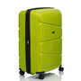 Большой чемодан V&amp;V Travel Peace на 115/125 л из полипропилена Зеленый