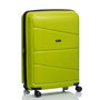 Большой чемодан V&amp;V Travel Peace на 115/125 л из полипропилена Зеленый