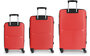 Середня валіза Gabol Kume на 66/77 л вагою 3,4 кг з поліпропілену Червоний