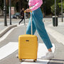 Средний чемодан Gabol Akane на 81/88 л весом 3,5 кг из полипропилена Желтый