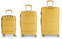 Большой чемодан Gabol Akane на 102/124 л весом 4,3 кг из полипропилена Желтый