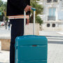 Большой чемодан Gabol Akane на 102/124 л весом 4,3 кг из полипропилена Бирюзовый