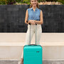 Мала валіза Gabol Future ручна поклажа на 44/51 л вагою 2,7 кг із пластику Бірюзовий