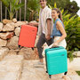 Большой чемодан Gabol Future 109/123 л весом 4,3 кг из пластика Красный