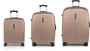 Мала валіза Gabol Paradise ручна поклажа на 35/42 л вагою 2,8 кг із пластику Бежева