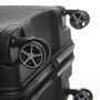 Средний чемодан V&amp;V Travel Summer Breeze на 85/97 л весом 3,2 кг из полипропилена Черный