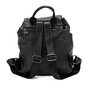 Женский кожаный рюкзак с откидным клапаном Olivia Leather Черный