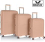 Середня валіза Heys AirLite на 66/81 л вагою 3,2 кг Бежева