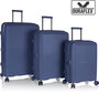 Большой чемодан Heys AirLite на 100/125 л весом 3,9 кг из Duraflex (поликарбонат) Синий