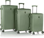Малый чемодан Heys Earth Tones ручная кладь на 37/45 л из поликарбоната Зеленый