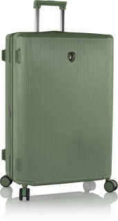 Большой чемодан Heys Earth Tones на 105/125 л весом 4,8 кг из поликарбоната Зеленый