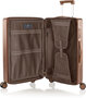 Велика валіза Heys Earth Tones на 105/125 л вагою 4,8 кг із полікарбонату Коричневий