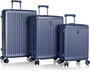 Середня валіза Heys Luxe на 72/86 л вагою 4,1 кг із полікарбонату Синій