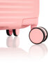 Середня валіза Heys Pastel на 62/74 л вагою 3,7 кг із полікарбонату Рожевий