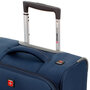 Большой тканевый чемодан Swissbrand Silkeborg на 103/113 л весом 4 кг Синий