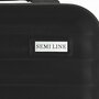 Мала валіза Semi Line зі знімними колесами із пластику на 25 л Чорний