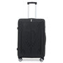 Средний чемодан Semi Line на 78 л весом 3,6 кг из полипропилена Черный