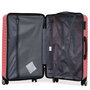 Большой чемодан Semi Line на 132 л весом 4,8 кг из полипропилена Розовый