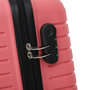 Большой чемодан Semi Line на 132 л весом 4,8 кг из полипропилена Розовый