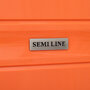 Велика валіза Semi Line на 98 л вагою 3,8 кг з поліпропілену Помаранчевий
