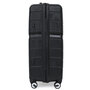 Большой чемодан Semi Line на 98 л весом 3,8 кг из полипропилена Черный