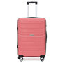 Велика валіза Semi Line на 98 л вагою 3,8 кг з поліпропілену Рожевий