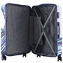 Большой чемодан Semi Line на 97 л весом 4,3 кг из пластика Голубой