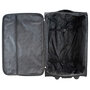 Велика тканинна валіза Semi Line на 98 л вагою 3,6 кг Чорна