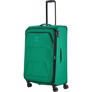 Большой тканевый чемодан Travelite Adria на 90/97 л весом 3,4 кг Зеленый